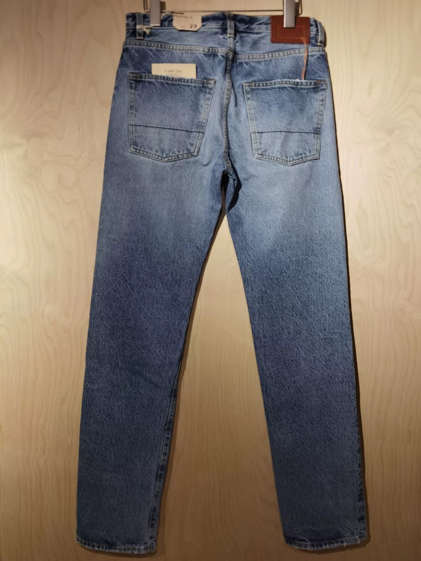 Fortela FORTELA Light Blue Washed Distressed Jeans Size US 29 - 2 Thumbnail