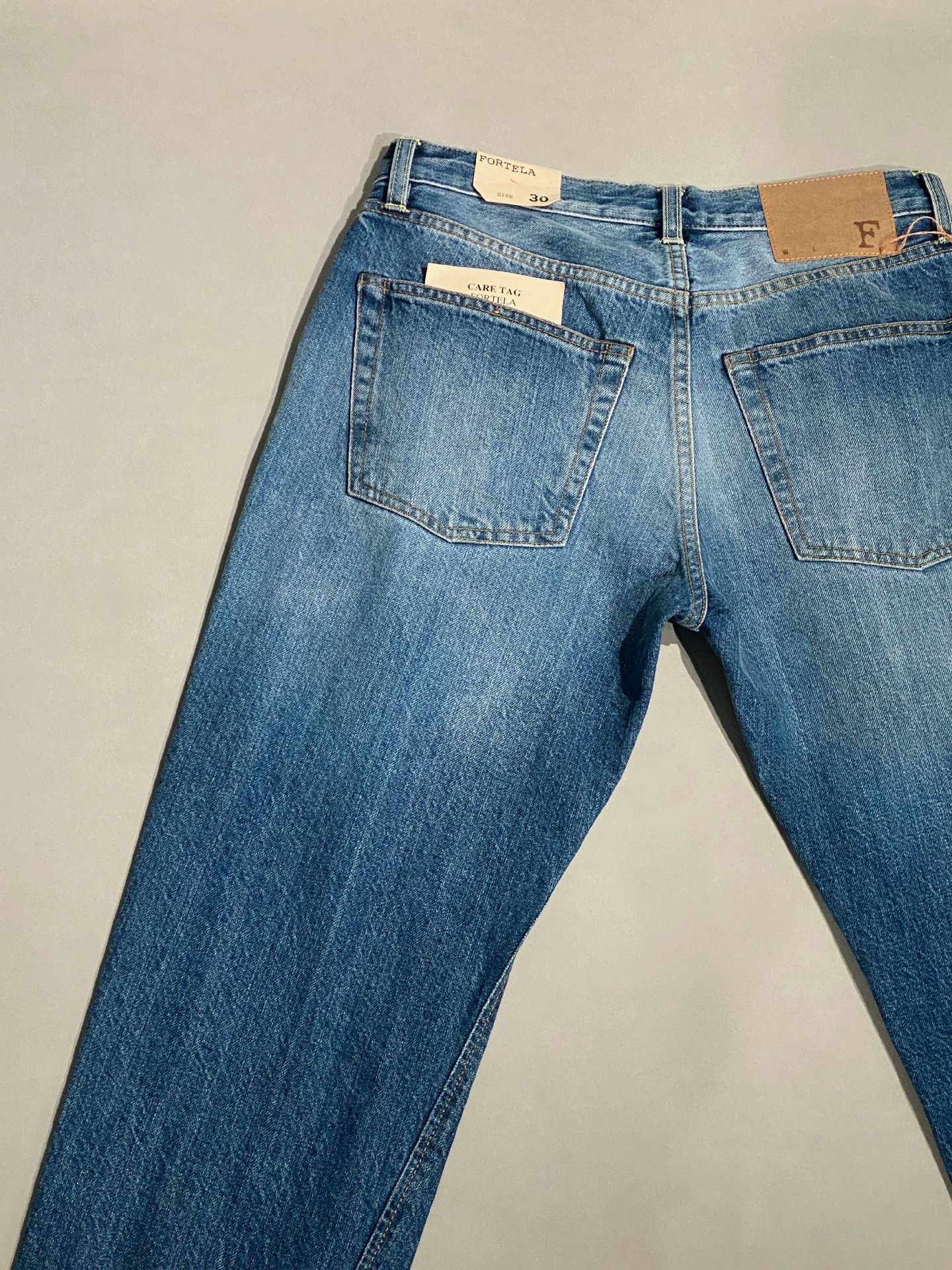 Fortela FORTELA F Logo Selvedge Washed Jeans Size US 30 / EU 46 - 6 Thumbnail