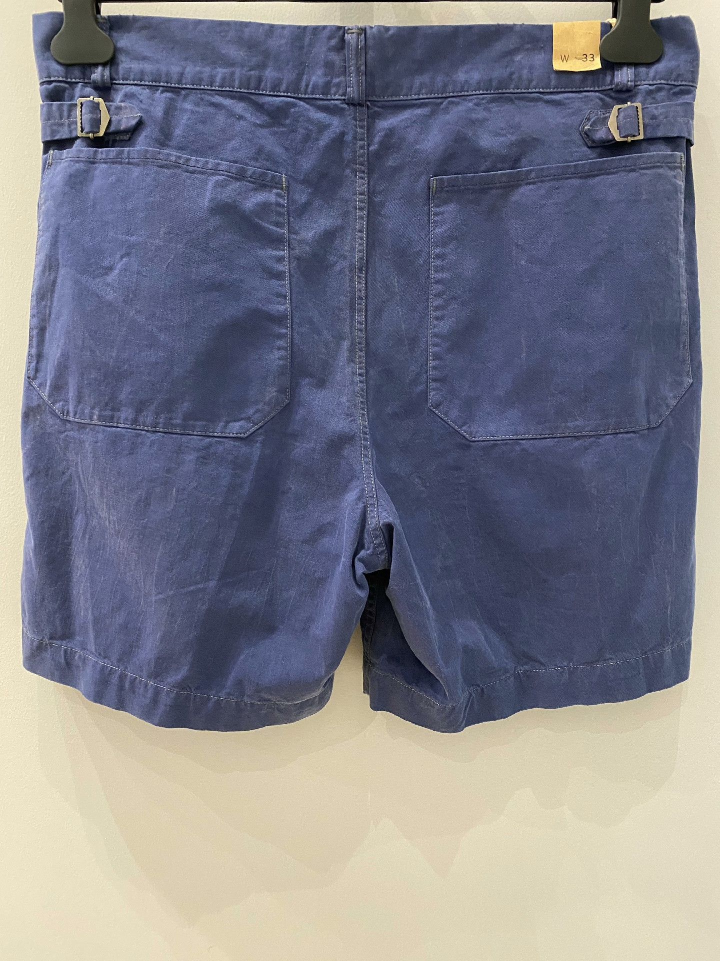 RRL Ralph Lauren RRL Double RL Blue Washed Shorts Size US 33 - 2 Thumbnail