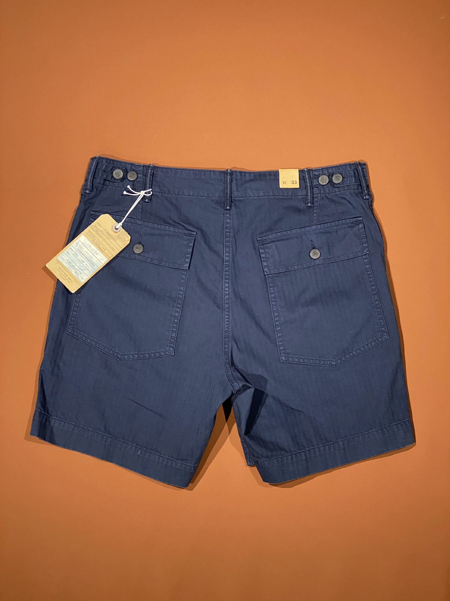 RRL Ralph Lauren RRL Thirteen Star Herringbone Shorts Size US 33 - 2 Thumbnail