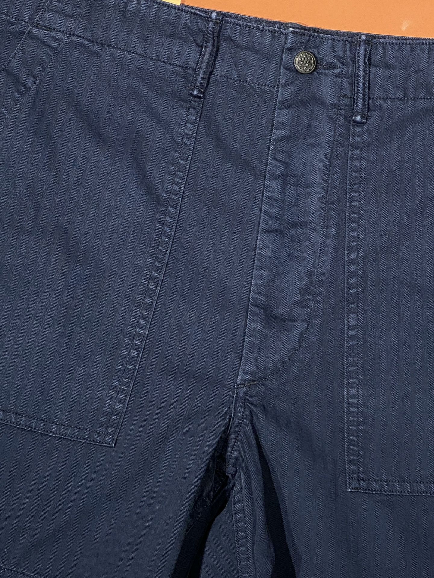 RRL Ralph Lauren RRL Thirteen Star Herringbone Shorts Size US 33 - 6 Thumbnail