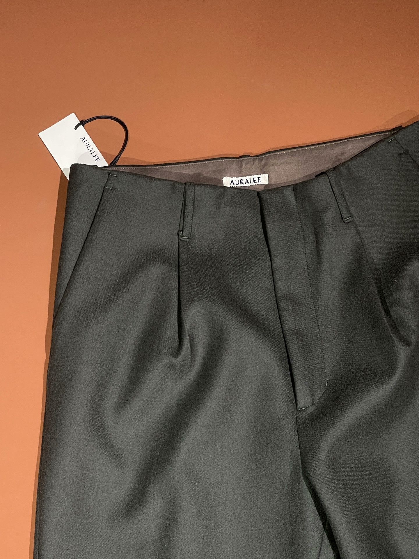 Auralee AURALEE Japanese Olive Green Wool Pants Size US 26 / EU 42 - 5 Thumbnail