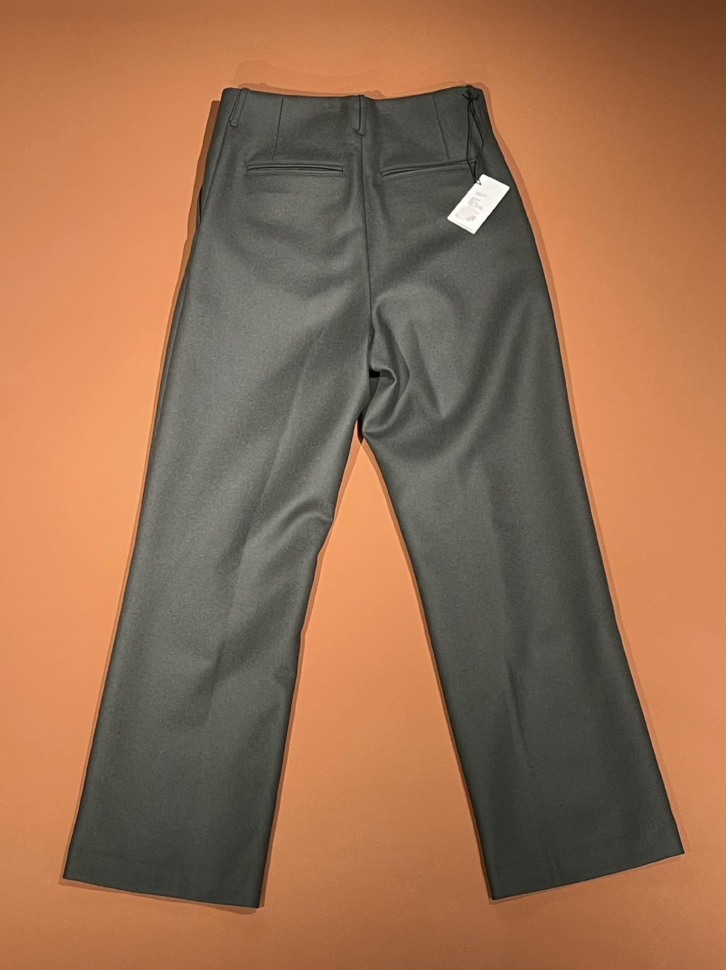 Auralee AURALEE Japanese Olive Green Wool Pants Size US 26 / EU 42 - 2 Thumbnail