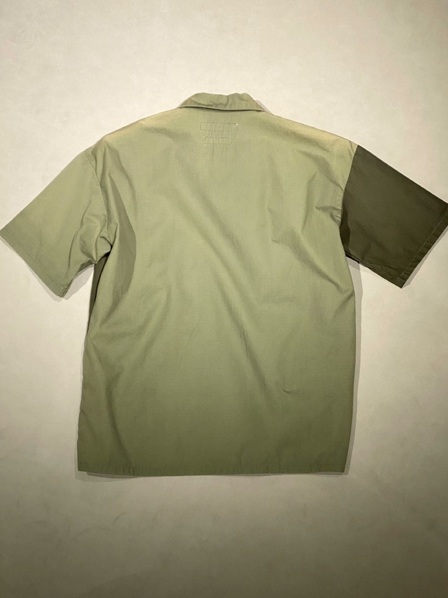 FDMTL FDMTL Military Green Patchwork Short-Sleeve Shirt Size US M / EU 48-50 / 2 - 2 Thumbnail