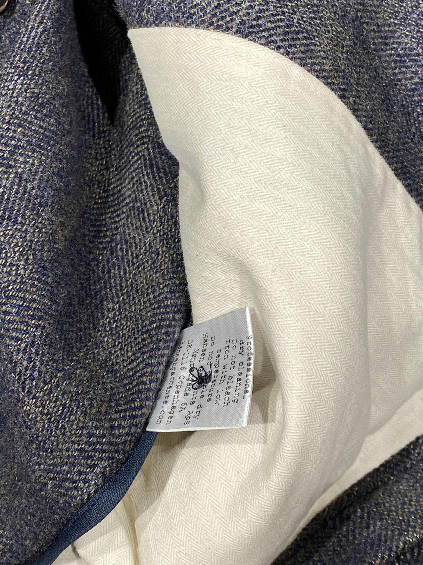 HANSEN Garments HANSEN Gray Wave Pattern Hunting Jacket Size US M / EU 48-50 / 2 - 8 Thumbnail