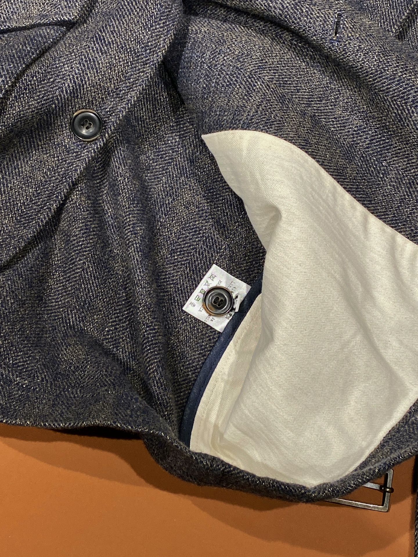HANSEN Garments HANSEN Gray Wave Pattern Hunting Jacket Size US M / EU 48-50 / 2 - 9 Thumbnail