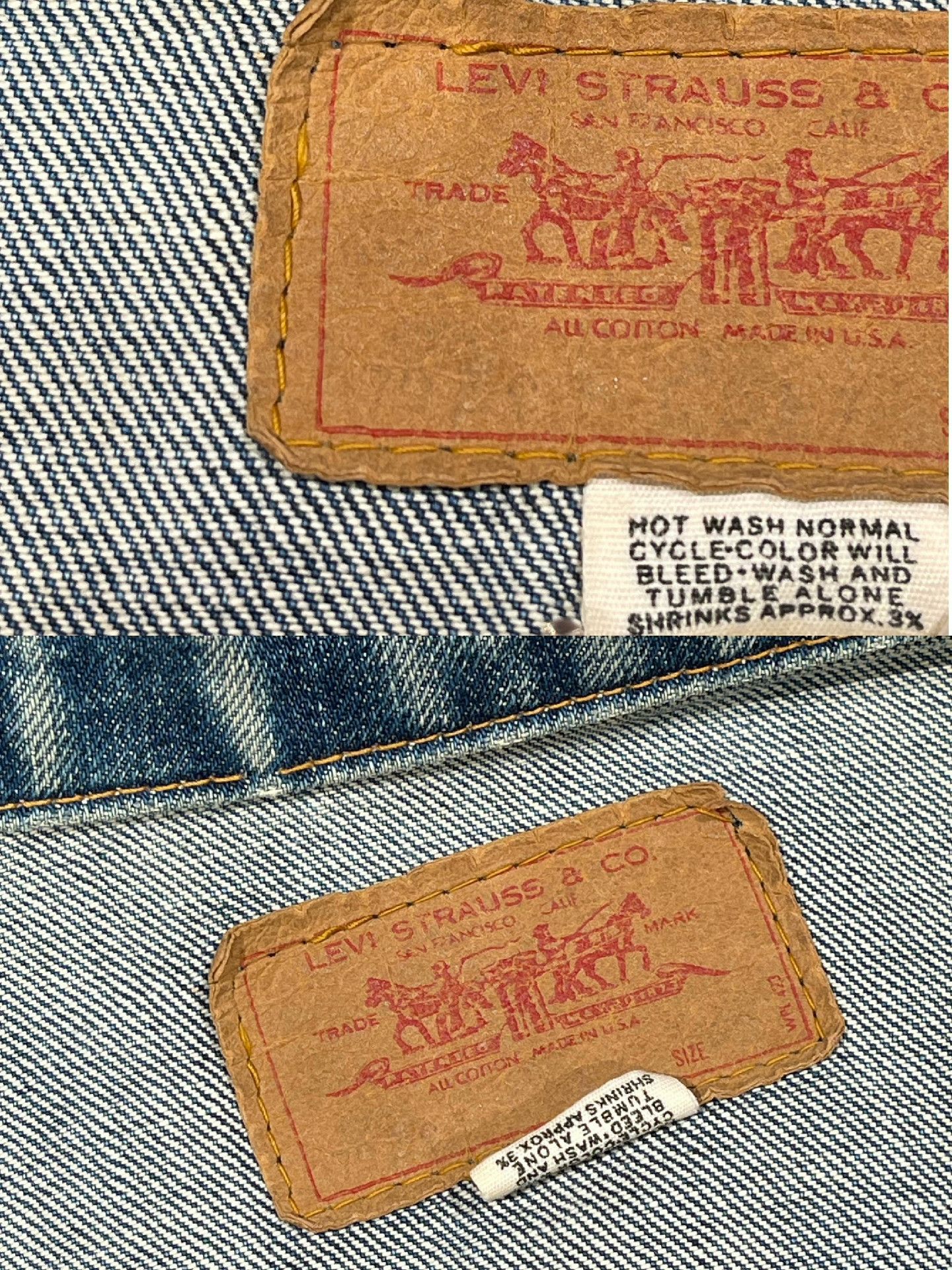 Levi's Vintage Clothing Levi's Vintage Back Patch Denim Jacket Size US M / EU 48-50 / 2 - 8 Thumbnail