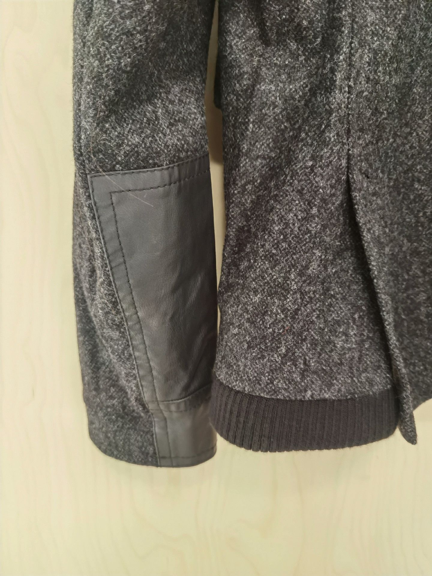 Gazzarrini GAZZARRINI Gray Wool Collar Button Jacket Size US L / EU 52-54 / 3 - 6 Thumbnail