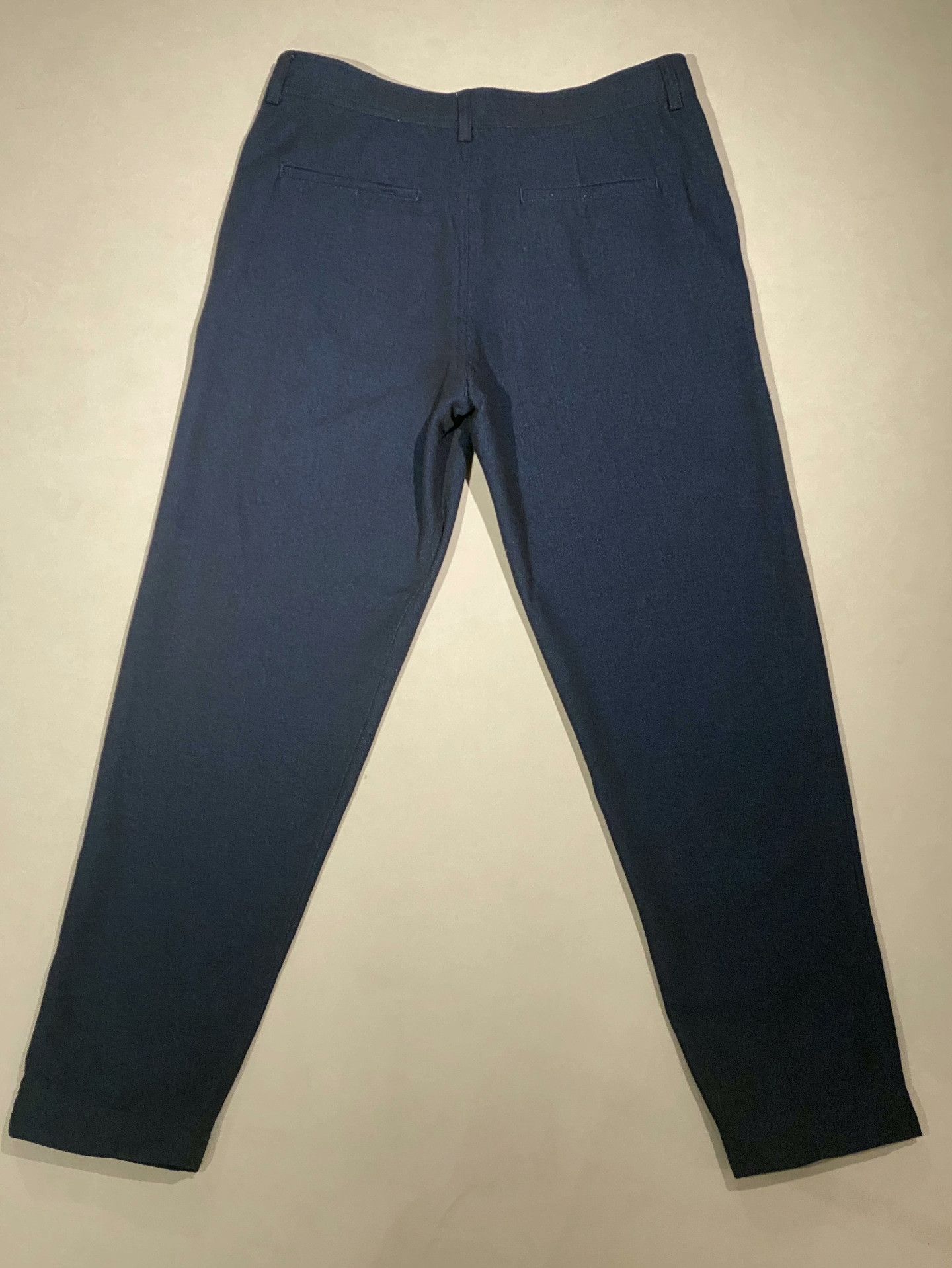 HANSEN Garments HANSEN Dark Blue Buckle Casual Pants Size US 30 / EU 46 - 2 Thumbnail