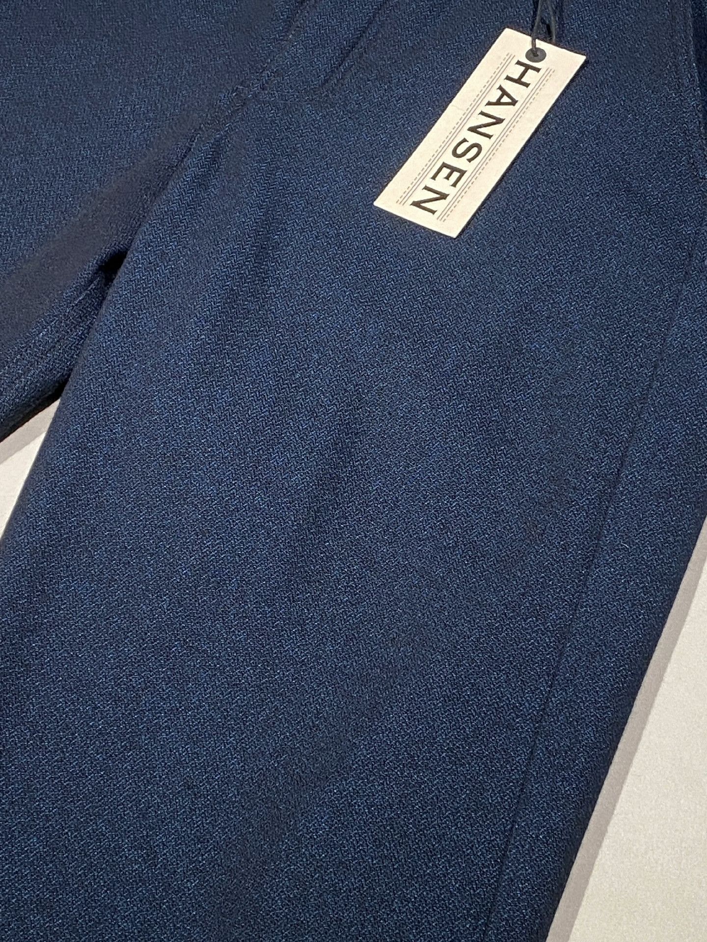 HANSEN Garments HANSEN Dark Blue Buckle Casual Pants Size US 30 / EU 46 - 4 Thumbnail