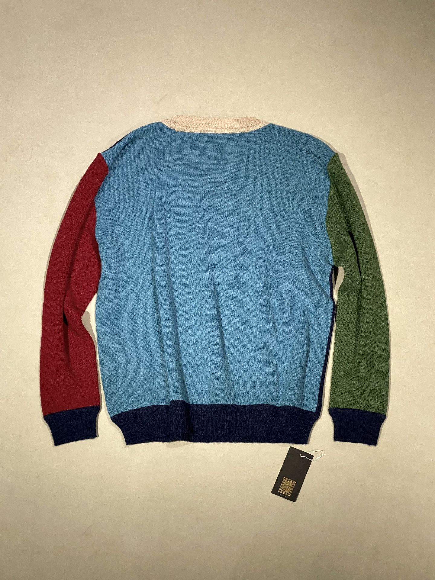 Beams Japan BEAMS x International Gallery Alpaca Color Block Sweater Size US L / EU 52-54 / 3 - 2 Thumbnail