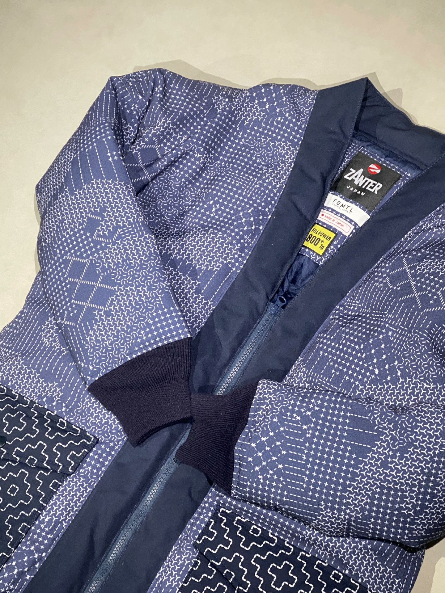 FDMTL FDMTL Sashiko Down Robe Size US L / EU 52-54 / 3 - 4 Thumbnail