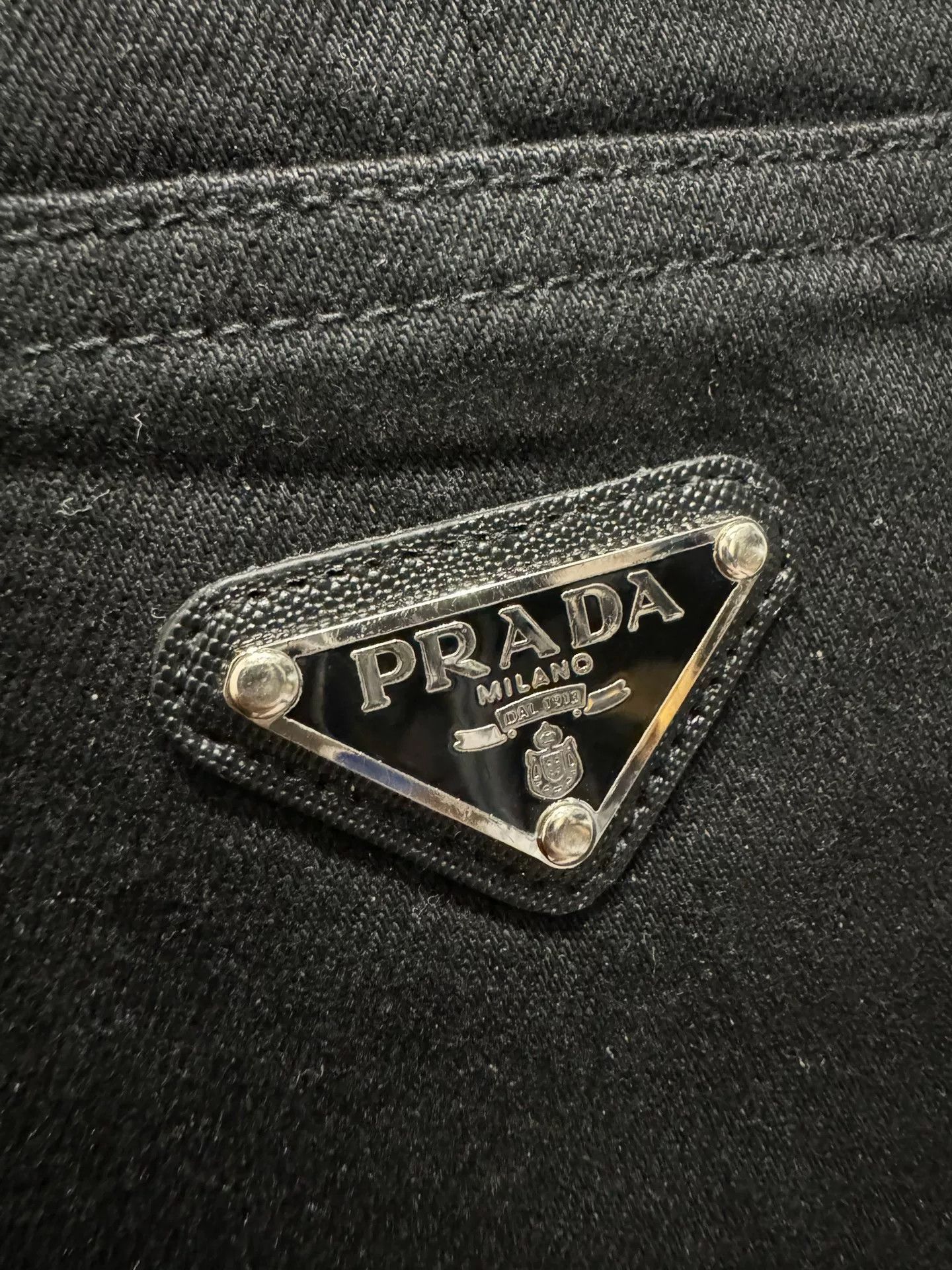 Prada PRADA W32 Jeans with Metal Triangle Size US 32 / EU 48 - 4 Thumbnail
