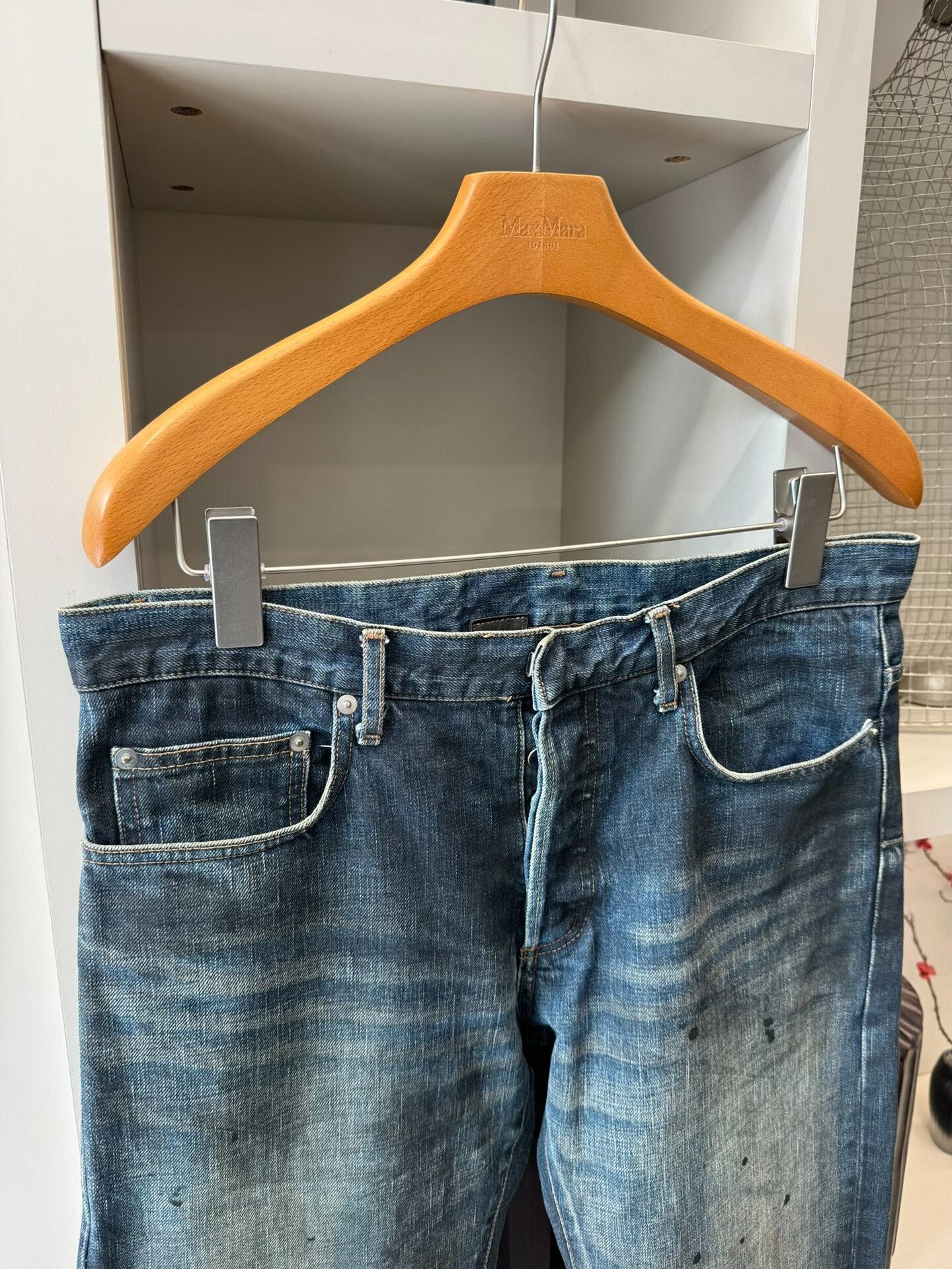 Dior Dior Splatter Washed Jeans Size US 32 / EU 48 - 4 Thumbnail