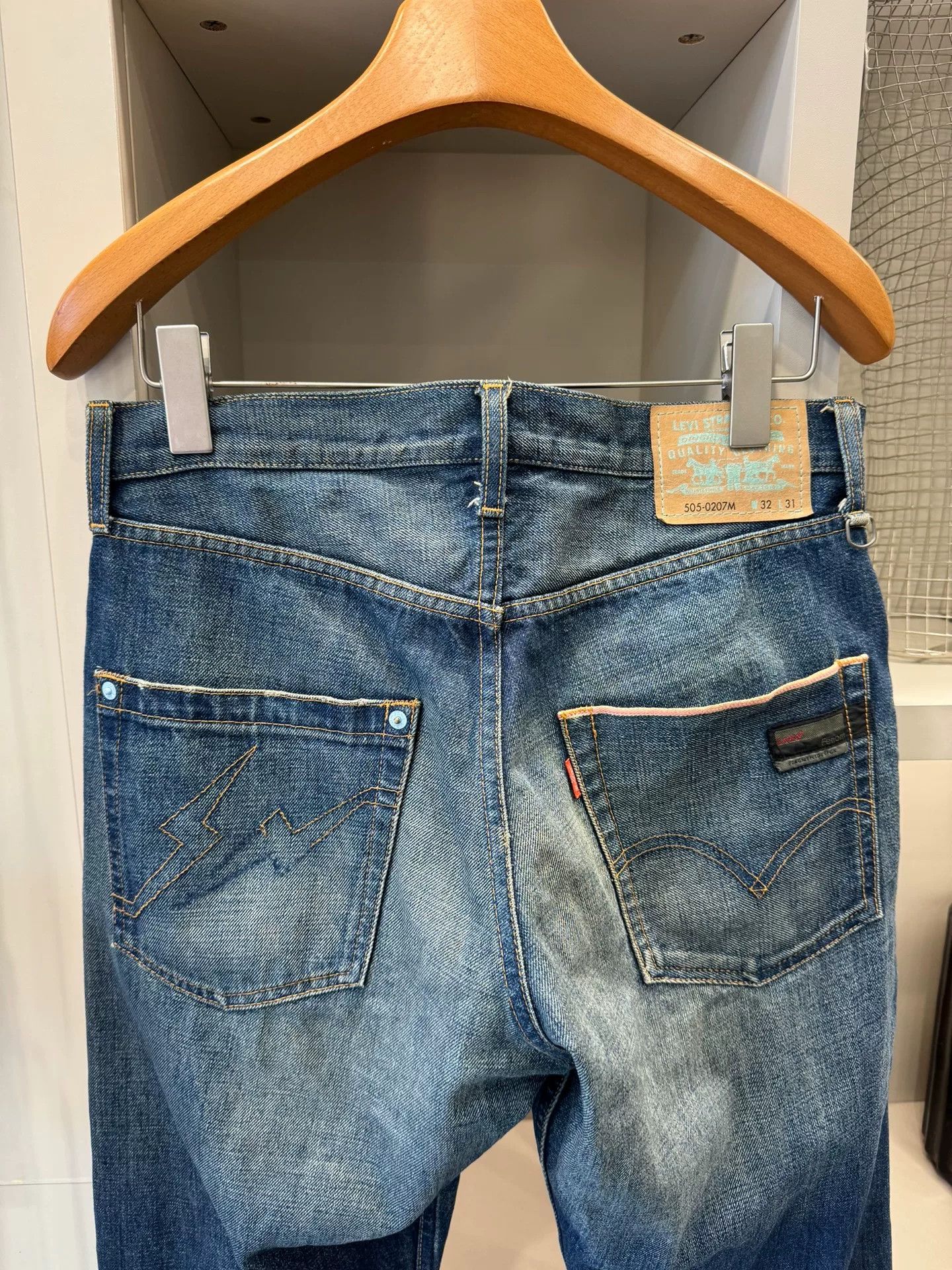 PHENOMENON Fenom Blue Washed Jeans W32 Size US 32 / EU 48 - 5 Thumbnail