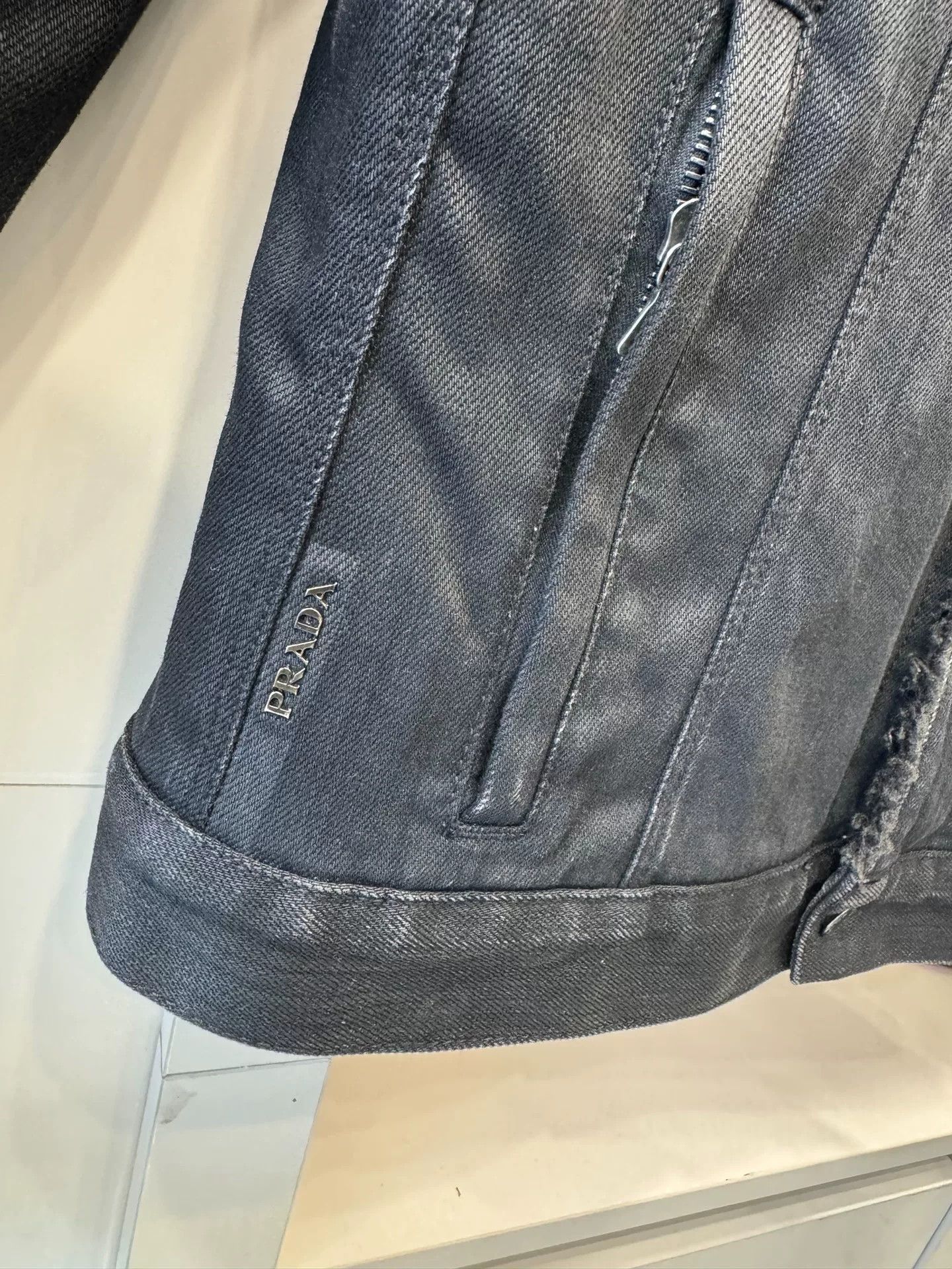 Prada PRADA Early Shearling Denim Jacket Size US M / EU 48-50 / 2 - 4 Thumbnail