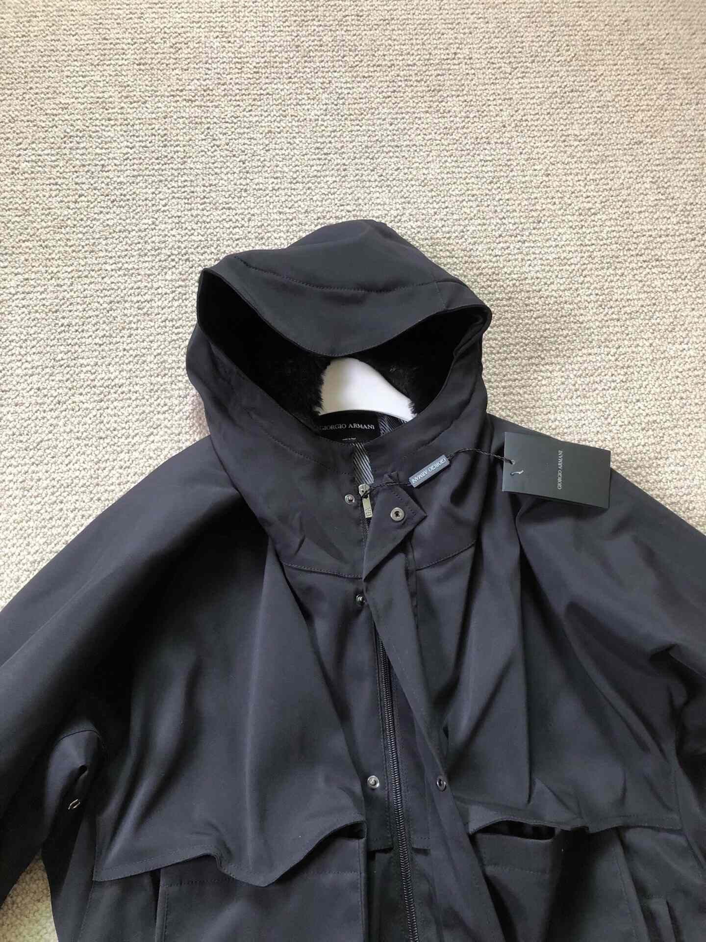 Giorgio Armani Giorgio Armani Boxy Cotton Coat Size US M / EU 48-50 / 2 - 4 Thumbnail