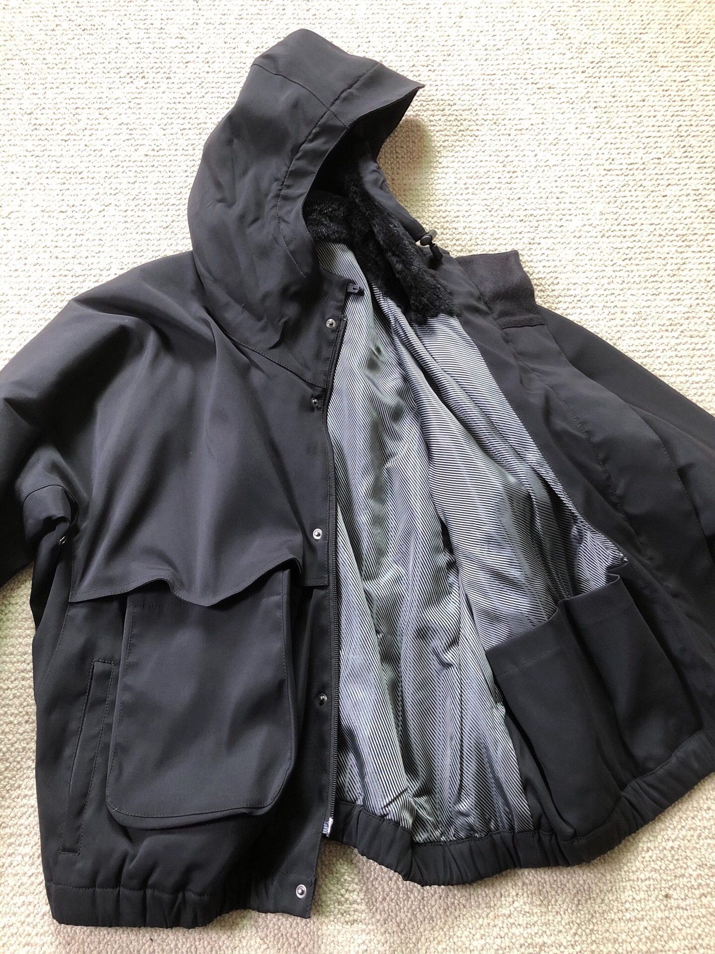 Giorgio Armani Giorgio Armani Boxy Cotton Coat Size US M / EU 48-50 / 2 - 2 Thumbnail