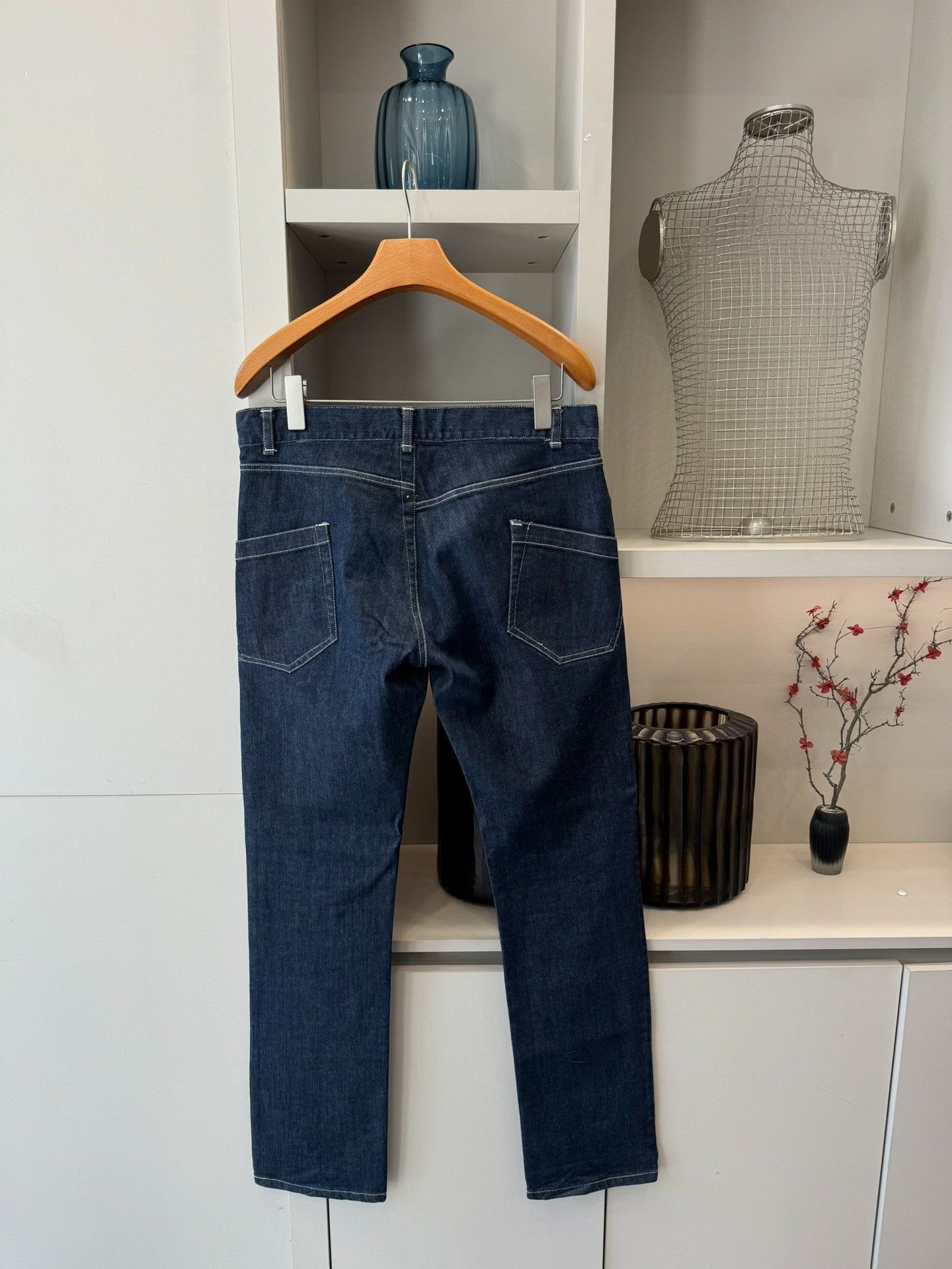 Hussein Chalayan Hussein Chalayan Raw Denim Jeans Size US 32 / EU 48 - 2 Thumbnail