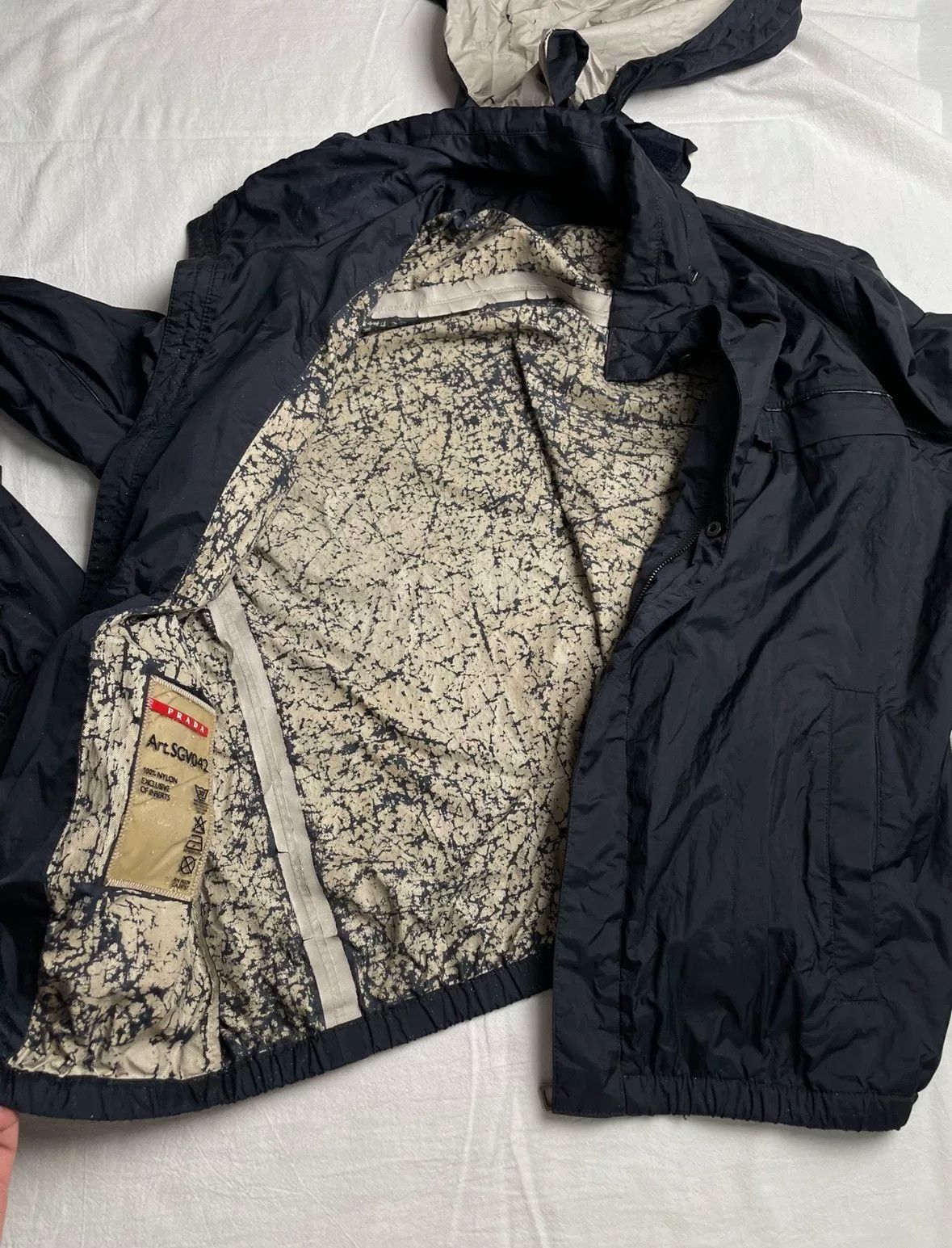 Prada PRADA Nylon Jacket Hidden Hood Size US M / EU 48-50 / 2 - 8 Thumbnail