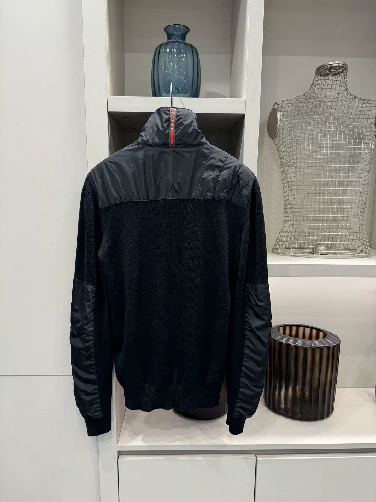 Prada PRADA Red Label Nylon Wool Jacket Size US M / EU 48-50 / 2 - 2 Thumbnail