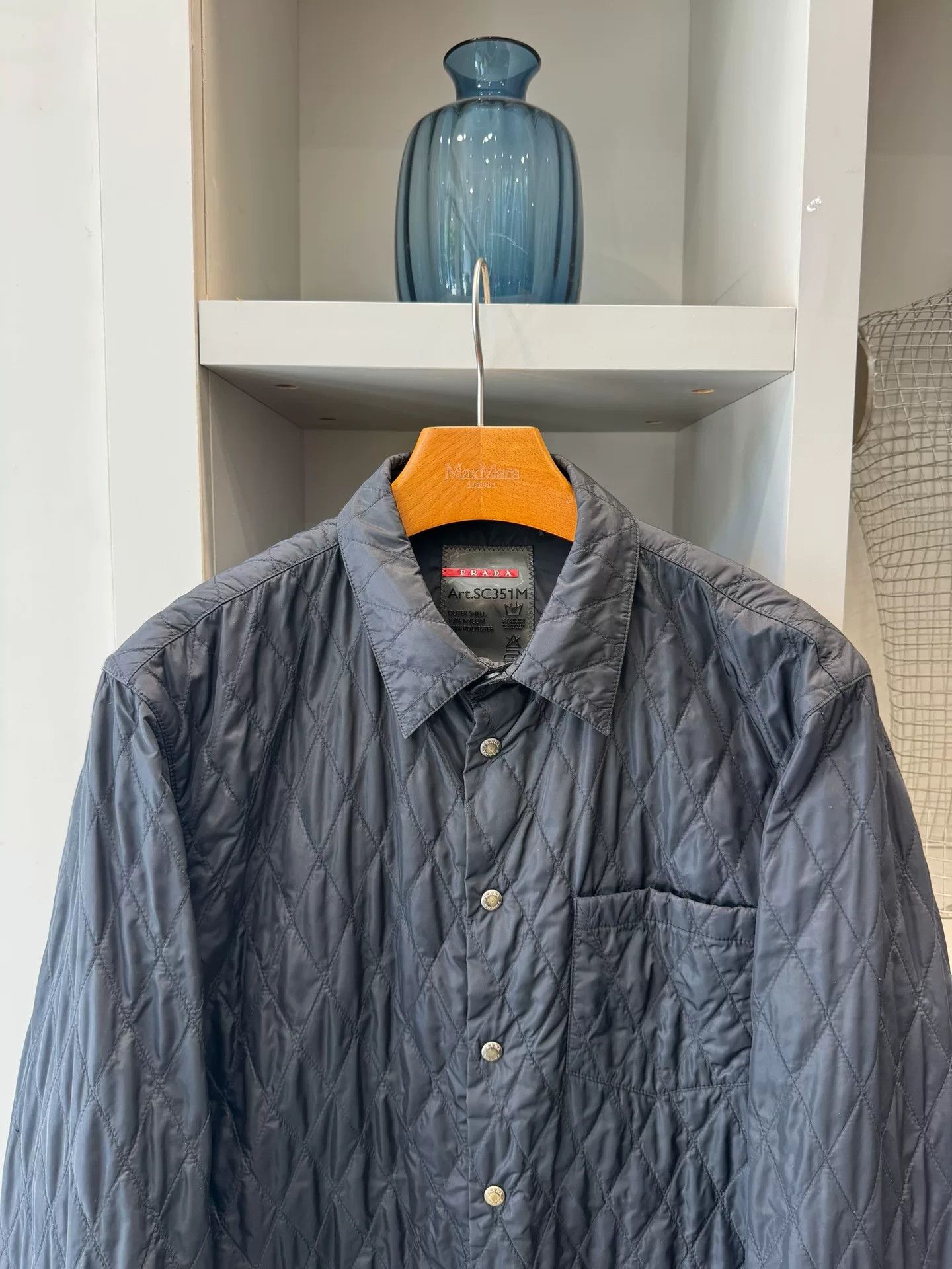 Prada PRADA Quilted Light Cotton Jacket Size US L / EU 52-54 / 3 - 3 Thumbnail