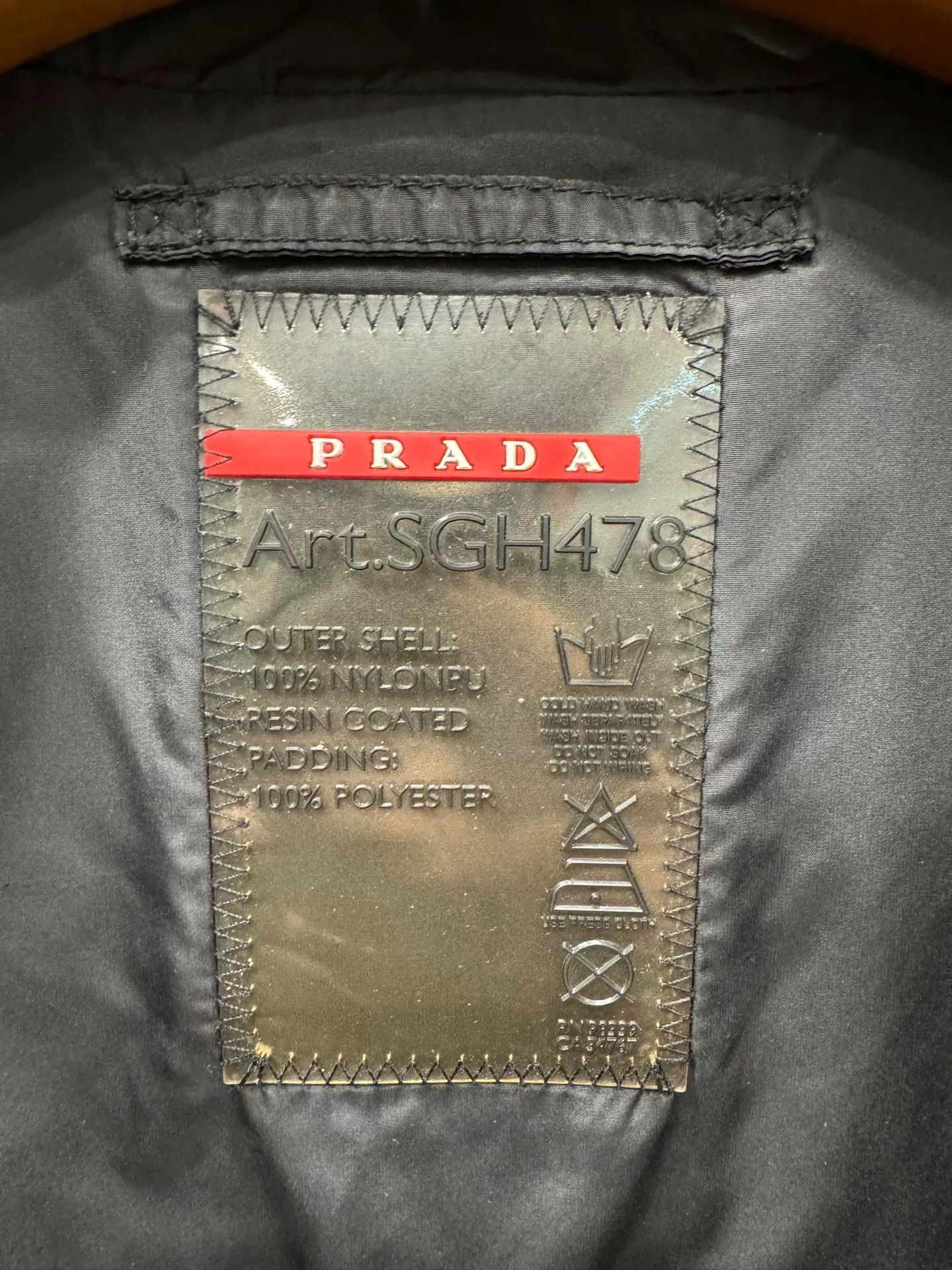 Prada PRADA Quilted Light Cotton Hooded Jacket Size US L / EU 52-54 / 3 - 6 Thumbnail
