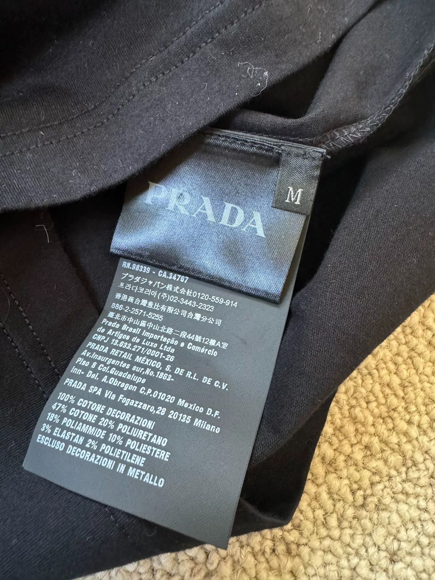 Prada PRADA Men's T-shirt Mechanical Rooster M Size US M / EU 48-50 / 2 - 3 Thumbnail