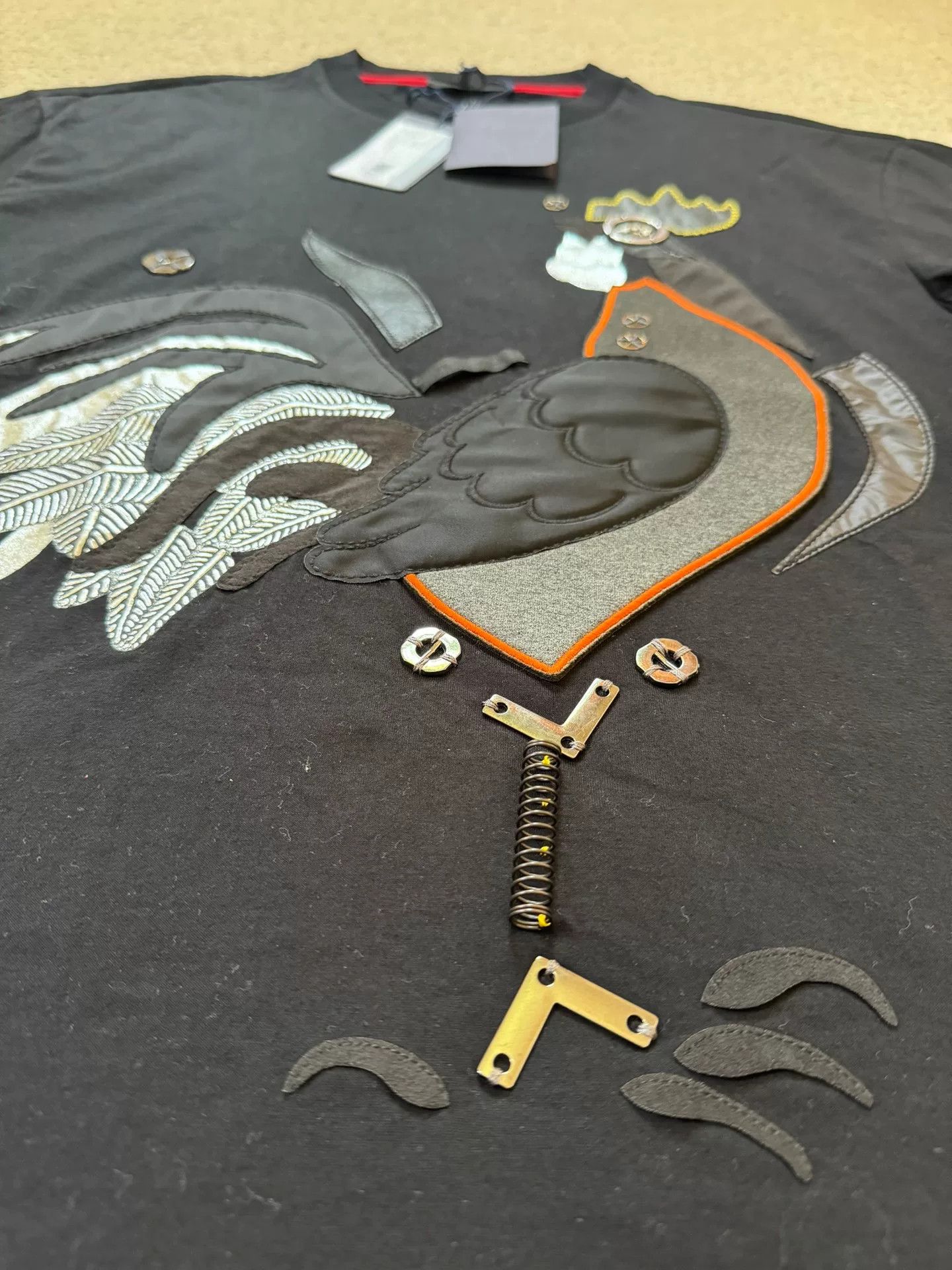 Prada PRADA Men's T-shirt Mechanical Rooster M Size US M / EU 48-50 / 2 - 5 Thumbnail