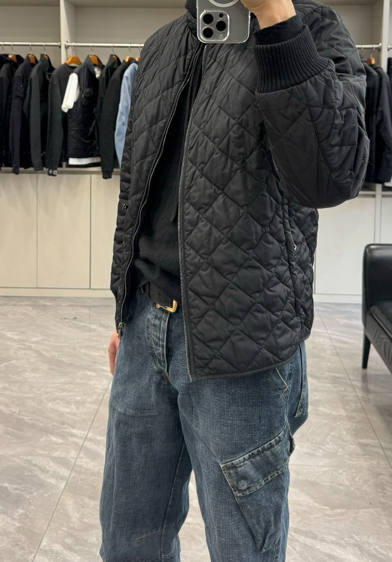 Prada PRADA Quilted Puffer Jacket Size US M / EU 48-50 / 2 - 2 Thumbnail