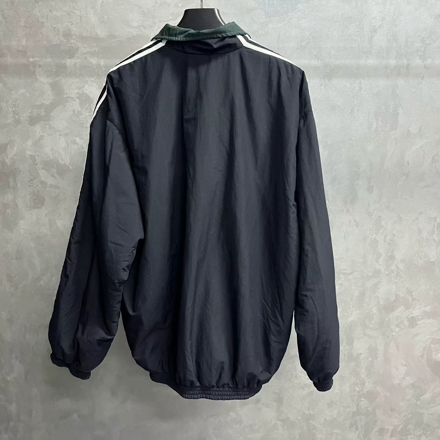 Balenciaga Balenciaga Retro Striped Black Hoodie 2 Men Size US XS / EU 42 / 0 - 7 Thumbnail