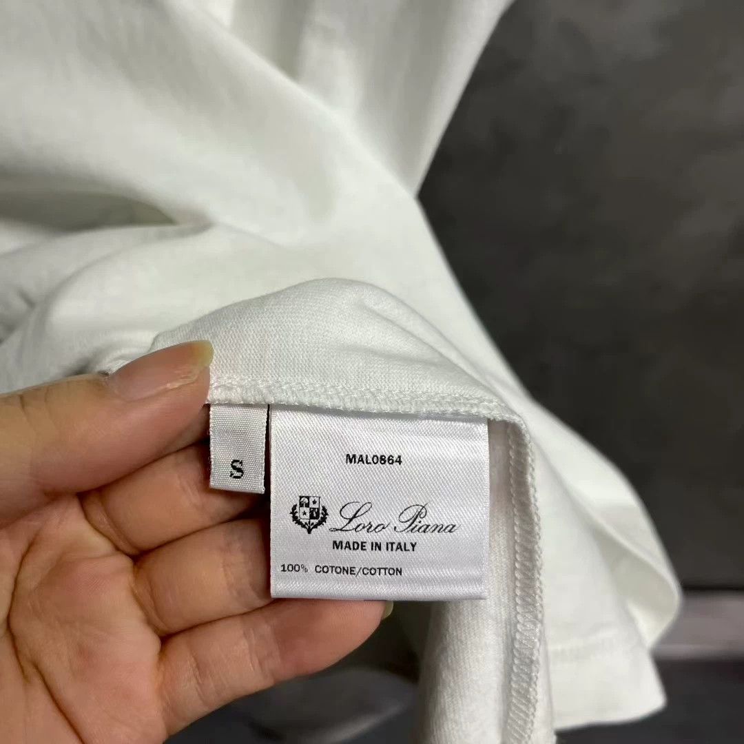 Loro Piana Loro Piana Printed Graphic White Hoodie S Men Size US S / EU 44-46 / 1 - 4 Thumbnail
