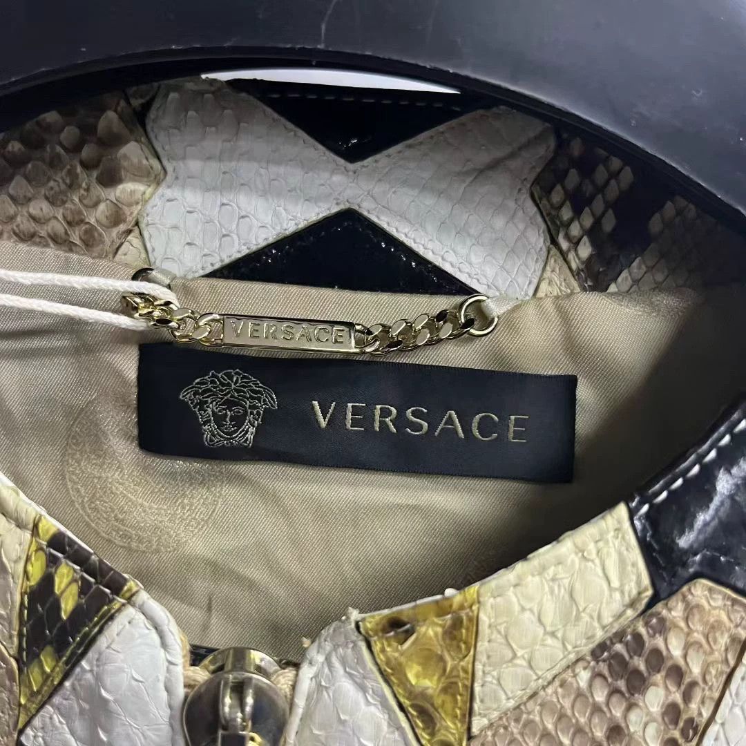 Versace Versace Leather Multi Jacket 38 Women Size S / US 4 / IT 40 - 3 Thumbnail