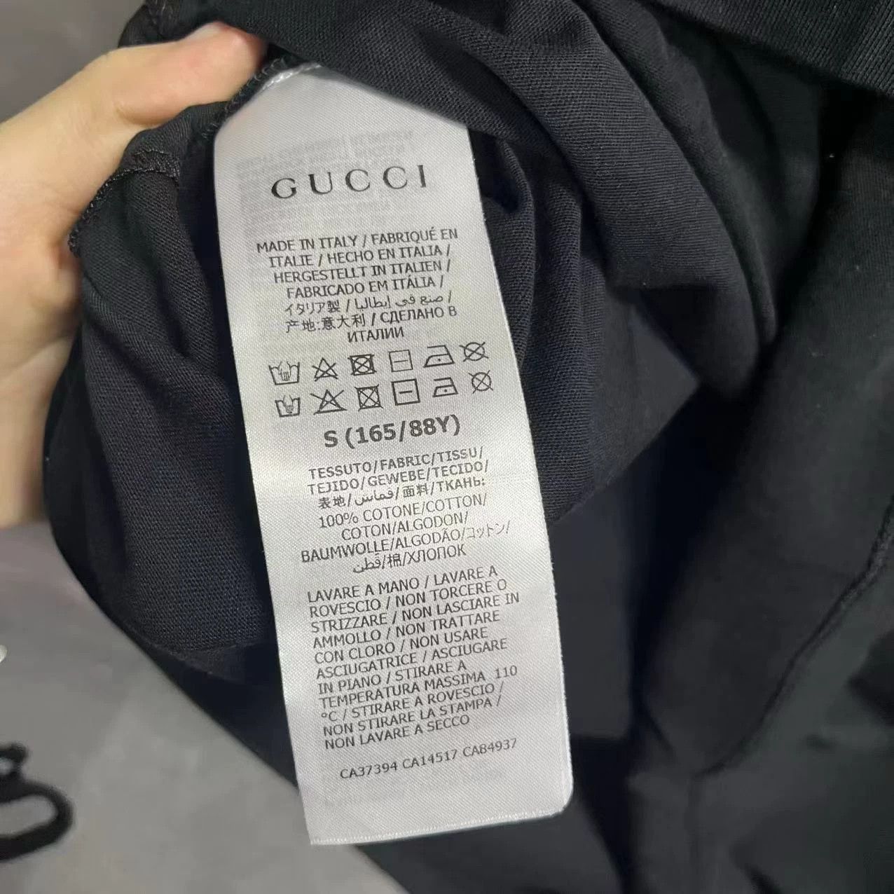 Gucci Gucci Retro Printed Black Hoodie XS Men Size US XS / EU 42 / 0 - 4 Thumbnail
