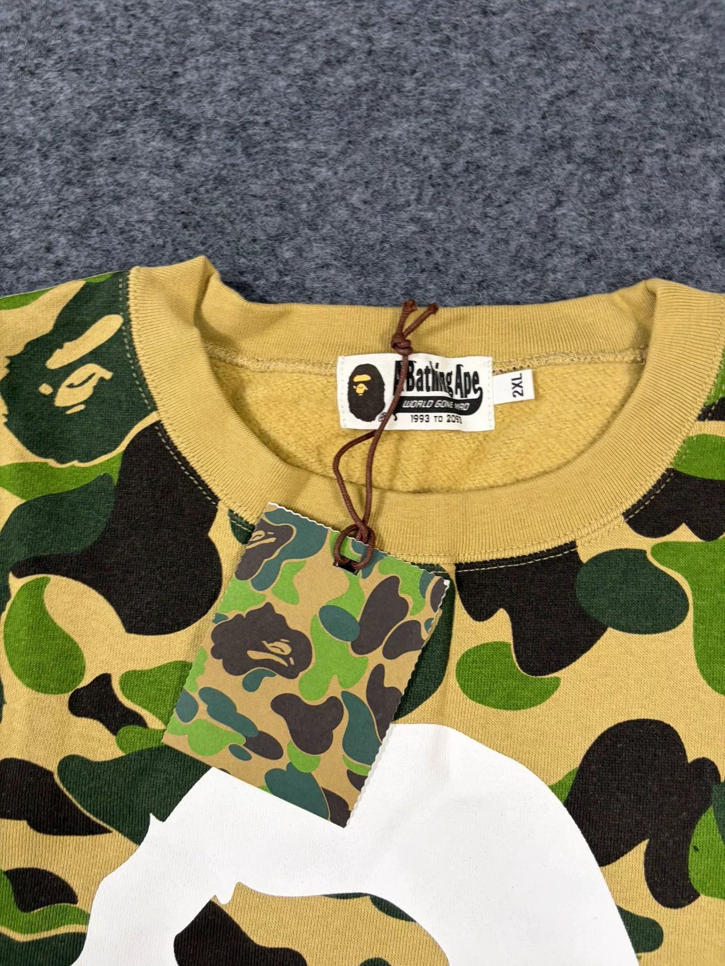 Bape Bape Multi Camo Sweatshirt Pullover Size US XXL / EU 58 / 5 - 3 Thumbnail