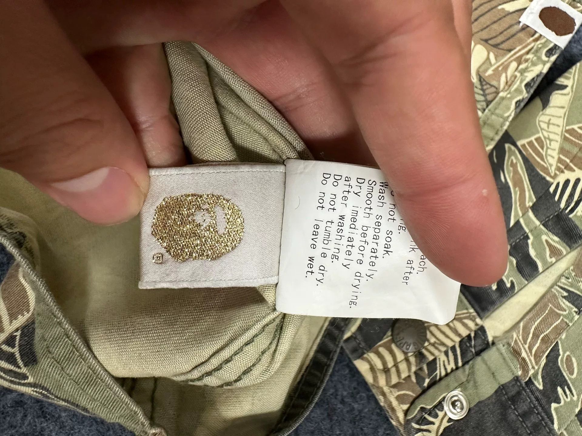 Bape Bape Multi Space Long Sleeve Shirt Size US L / EU 52-54 / 3 - 4 Thumbnail