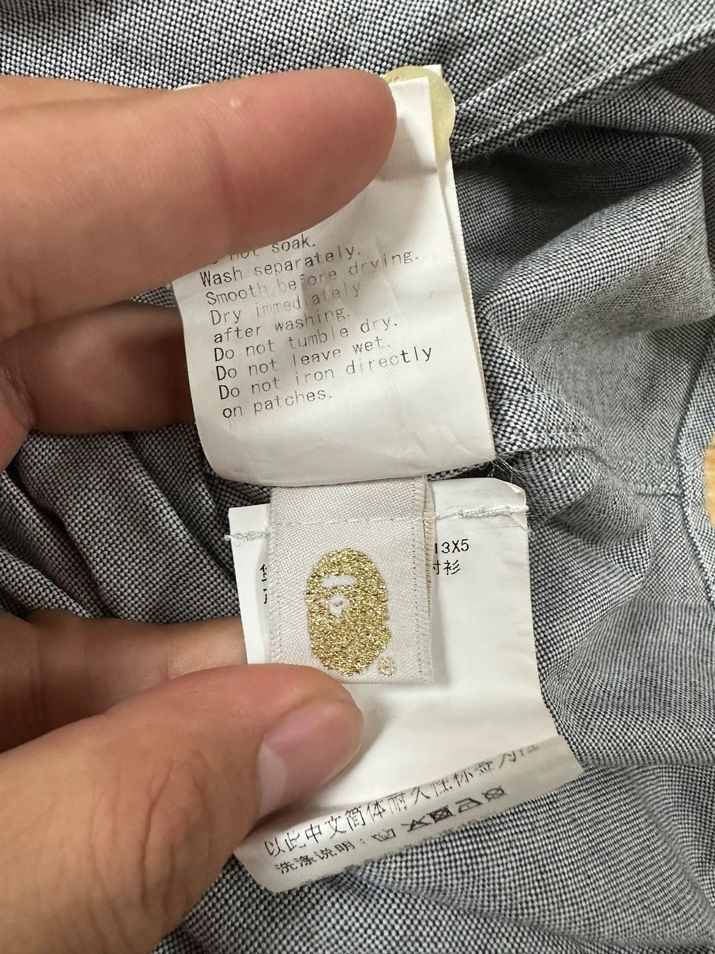 Bape Bape Multi Space Long Sleeve Shirt Size US M / EU 48-50 / 2 - 5 Thumbnail