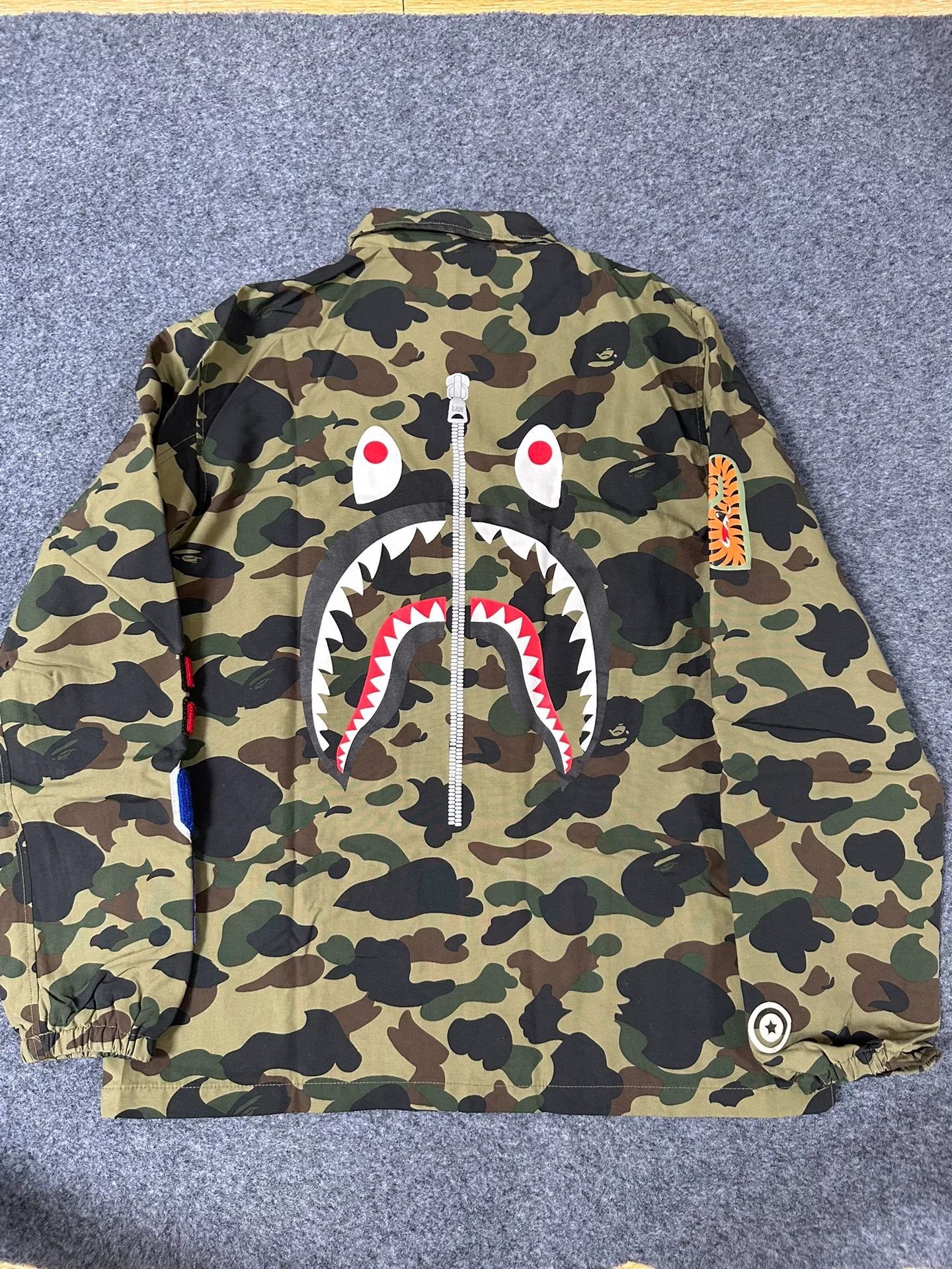 Bape Bape Multi Shark Jacket Outerwear Size US XL / EU 56 / 4 - 2 Thumbnail