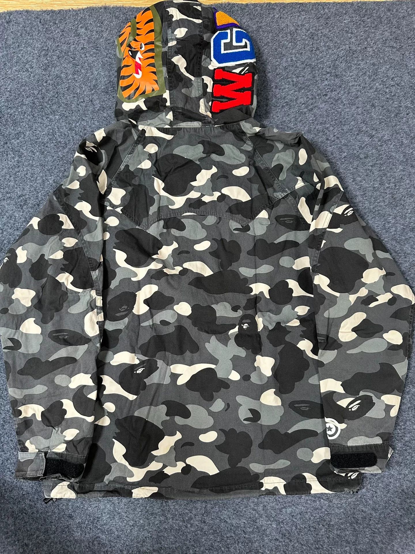 Bape Bape Multi Shark Jacket Outerwear Size US XL / EU 56 / 4 - 2 Thumbnail