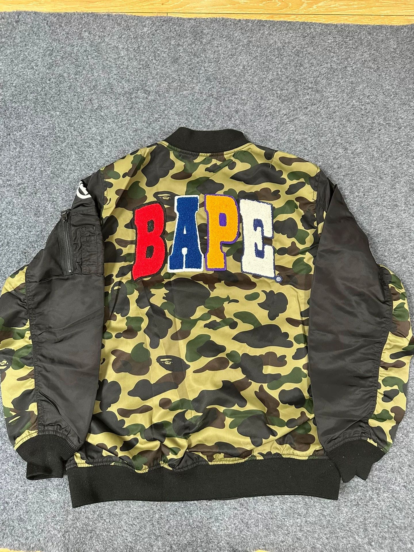 Bape Bape Multi Space Jacket Outerwear Size US XL / EU 56 / 4 - 2 Thumbnail