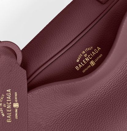 Balenciaga carrie bowling bag small burgundy Size ONE SIZE - 5 Thumbnail