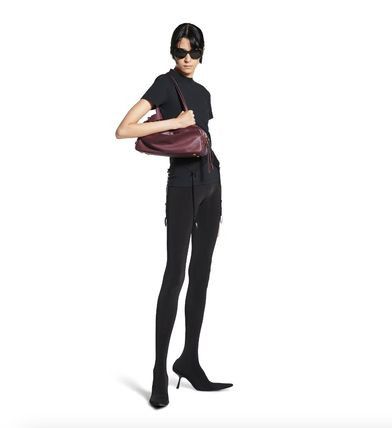 Balenciaga carrie bowling bag small burgundy Size ONE SIZE - 6 Thumbnail