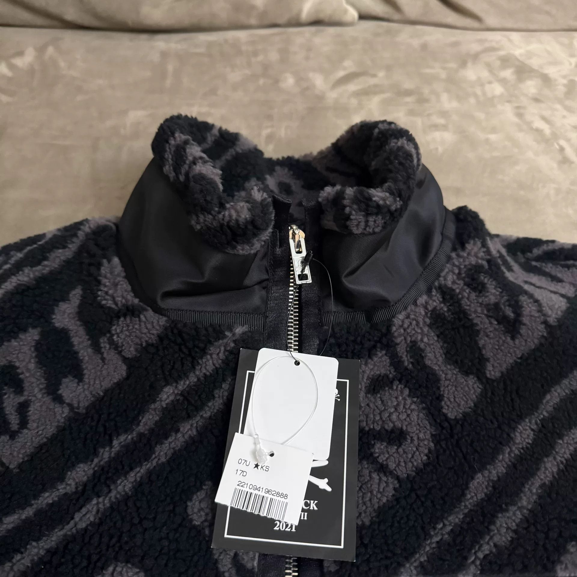 Mastermind World Mastermind World 21AW Fleece Stand Collar Jacket Size US M / EU 48-50 / 2 - 3 Thumbnail