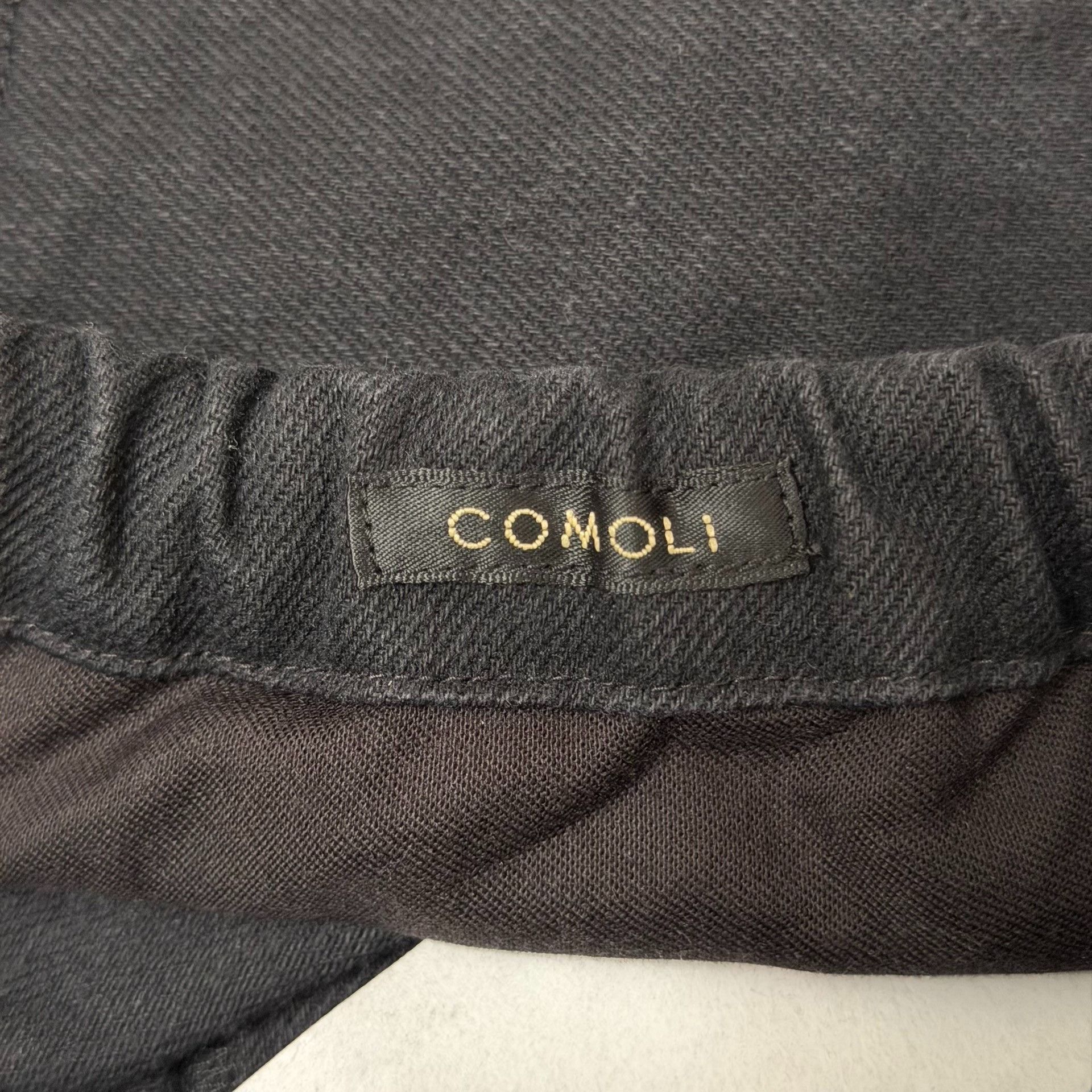 Comoli COMOLI 25SS Black Drill 6P Pants Size US 26 / EU 42 - 5 Thumbnail
