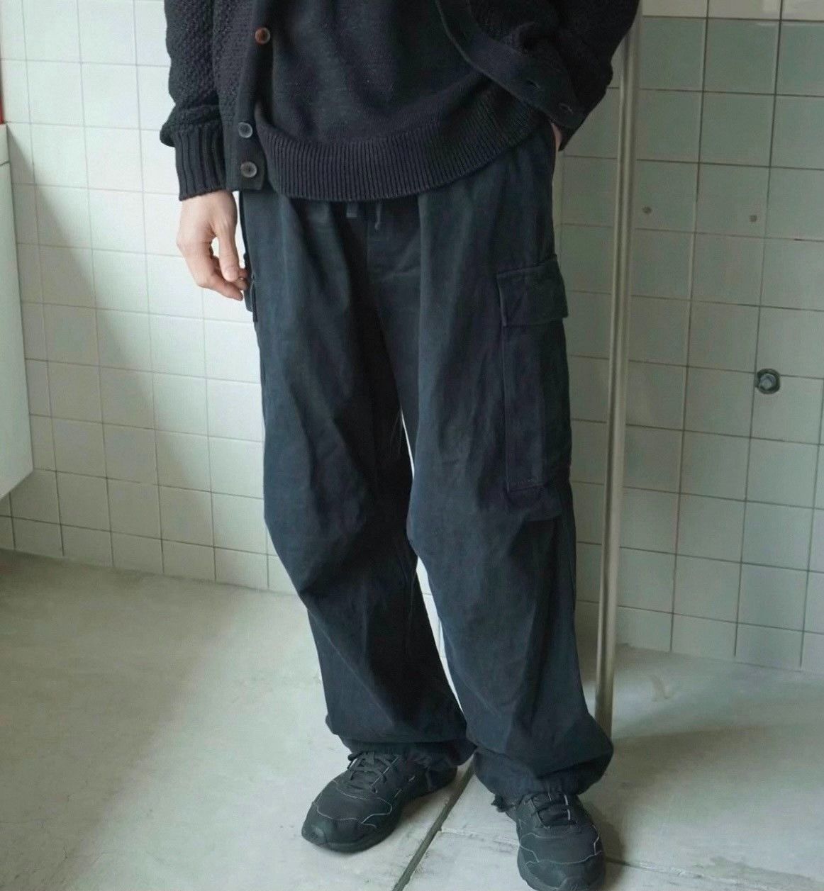 Comoli COMOLI 25SS Black Drill 6P Pants Size US 26 / EU 42 - 7 Thumbnail