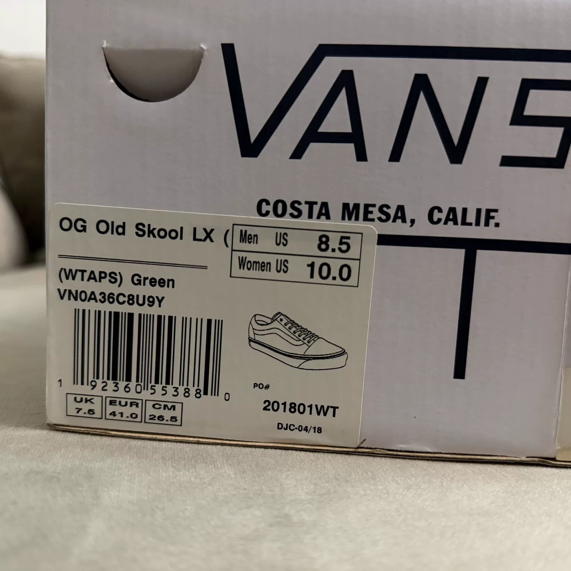 Vans wtaps x Vans OG Old Skool LX Size US 8.5 / EU 41-42 - 8 Thumbnail