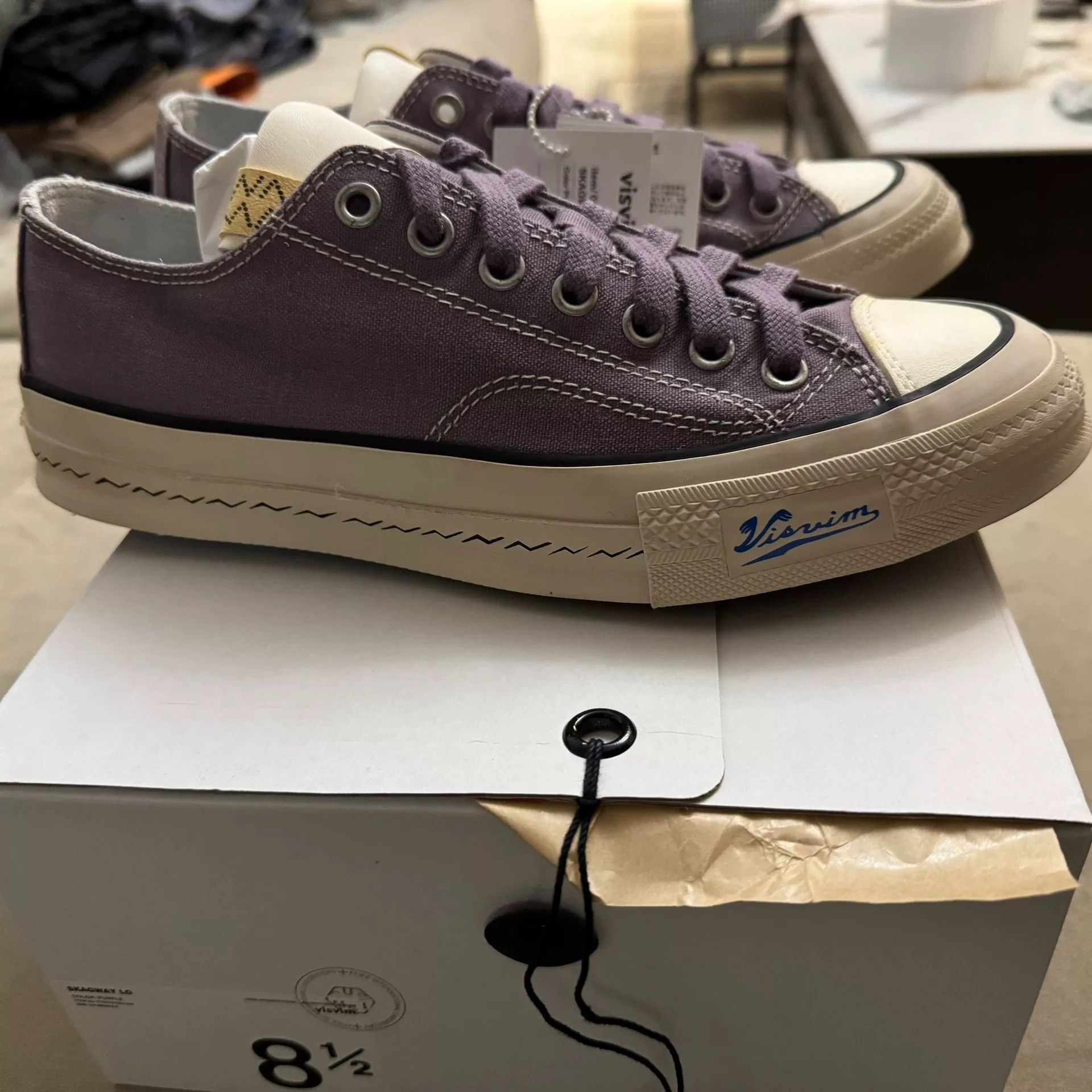 Visvim VISVIM 24SS SKAGWAY Low-Top Purple Canvas Size US 8.5 / EU 41-42 - 2 Thumbnail