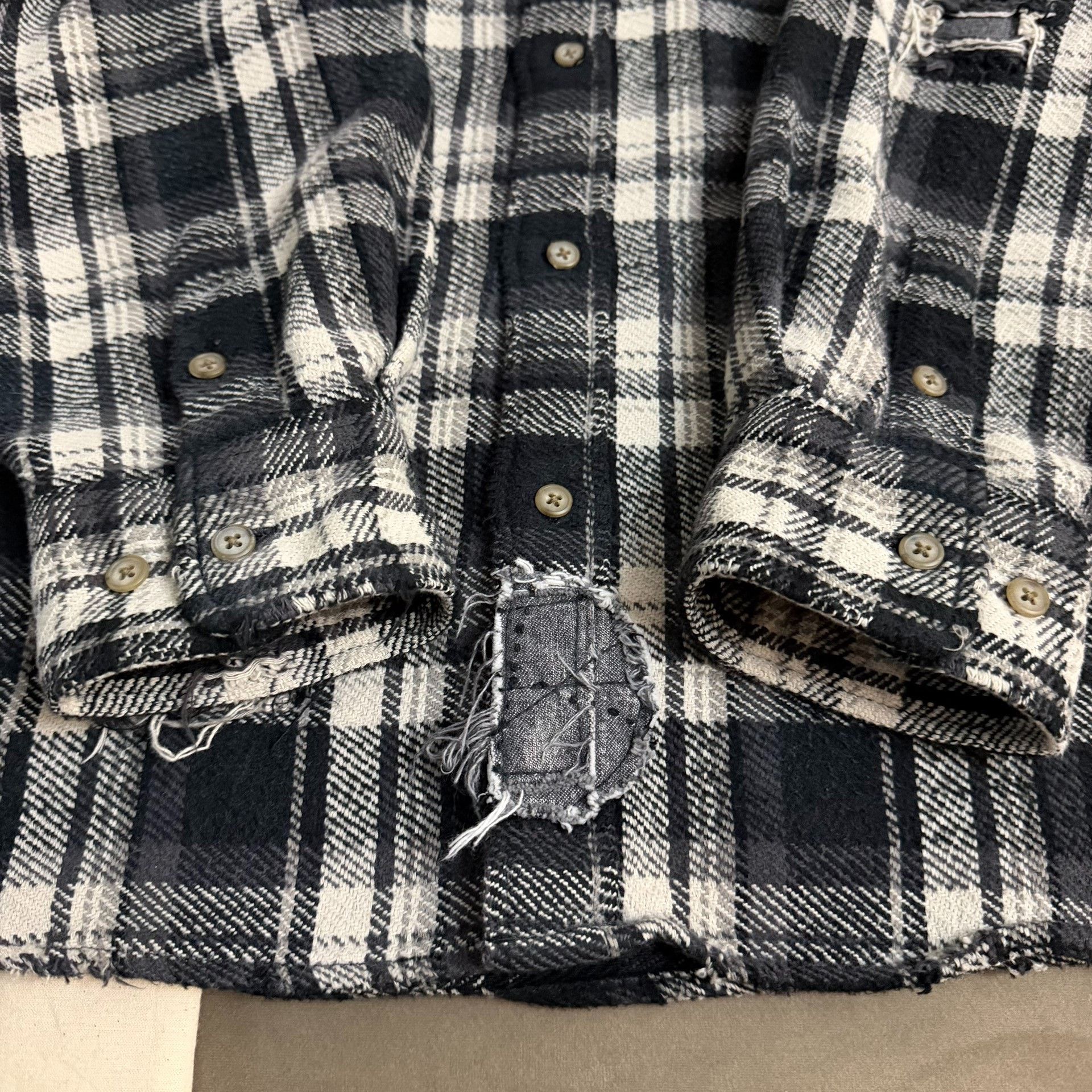 Madness MADNESS Shredded Check Shirt Size US S / EU 44-46 / 1 - 4 Thumbnail