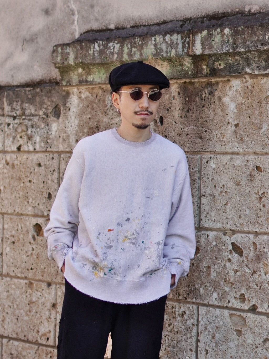 ANACHRONORM ANCELLM Hand Painting Sweat Shirt Size US M / EU 48-50 / 2 - 8 Thumbnail