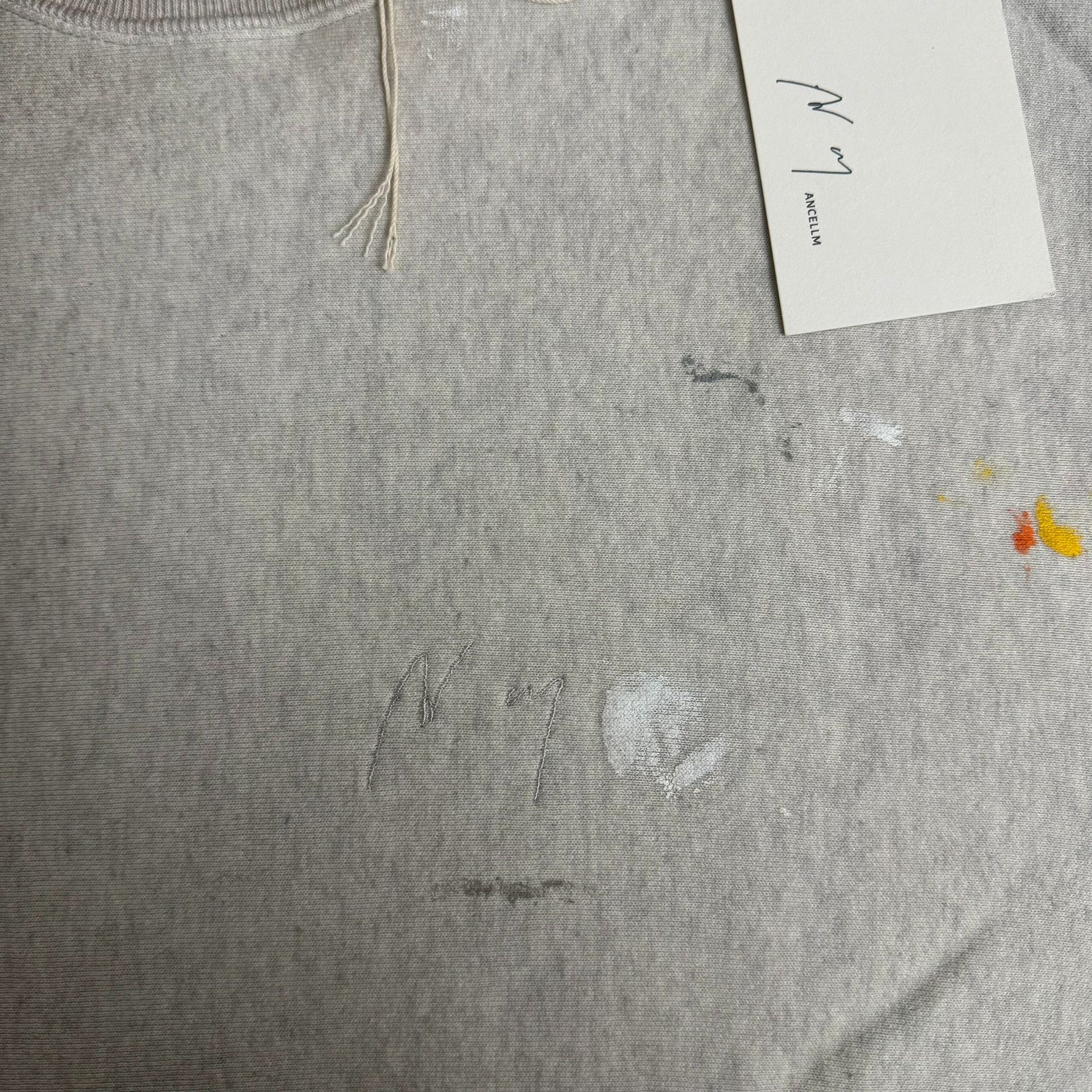 ANACHRONORM ANCELLM Hand Painting Sweat Shirt Size US M / EU 48-50 / 2 - 4 Thumbnail